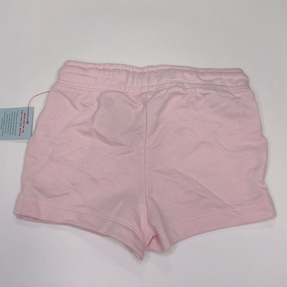 Cat & Jack Girls Pink Flexible Drawstring Shorts Size 18 months - Picture 2 of 4